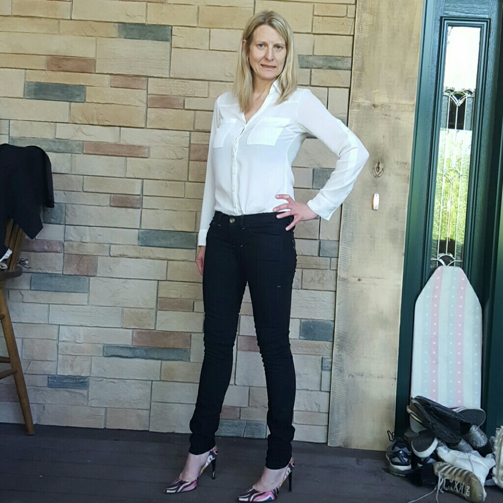 William Rast Black Skinny Jeans